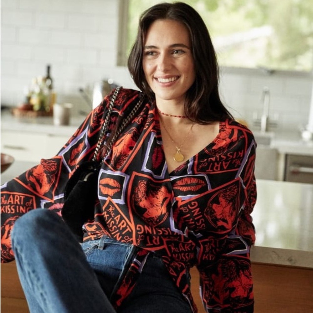 The Art of Kissing wrap top by The Kooples ❤️‍🩹